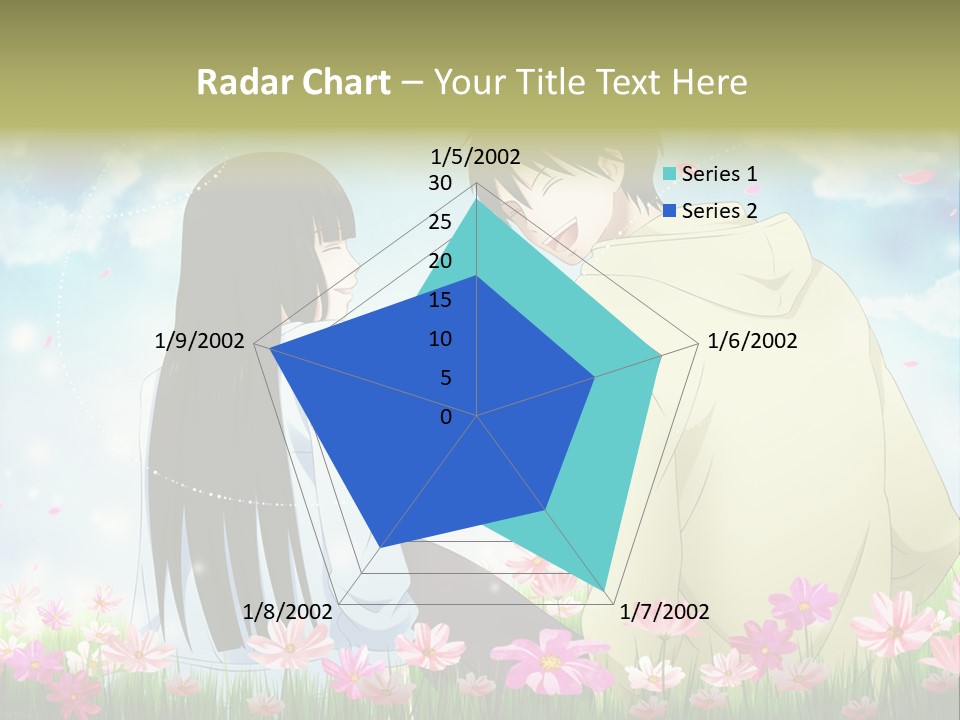 A Couple Of People Standing Next To Each Other PowerPoint Template