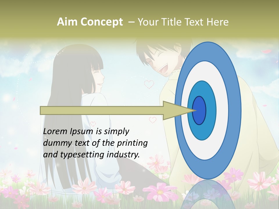 A Couple Of People Standing Next To Each Other PowerPoint Template