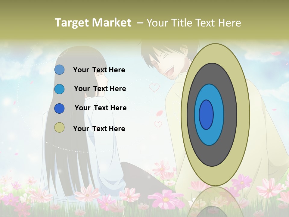 A Couple Of People Standing Next To Each Other PowerPoint Template