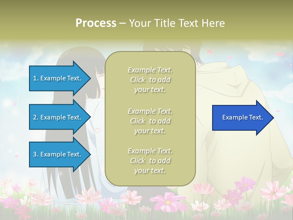 A Couple Of People Standing Next To Each Other PowerPoint Template
