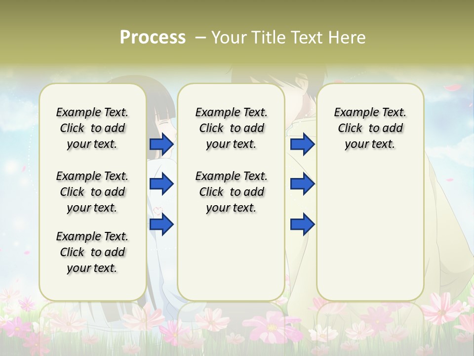 A Couple Of People Standing Next To Each Other PowerPoint Template