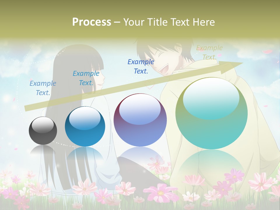 A Couple Of People Standing Next To Each Other PowerPoint Template