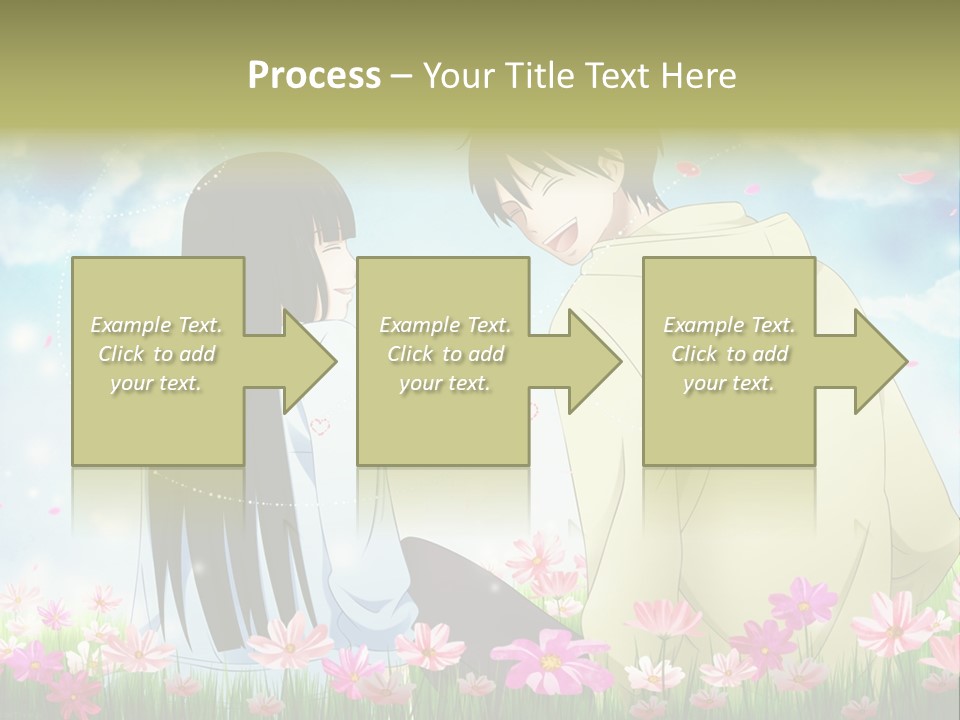 A Couple Of People Standing Next To Each Other PowerPoint Template