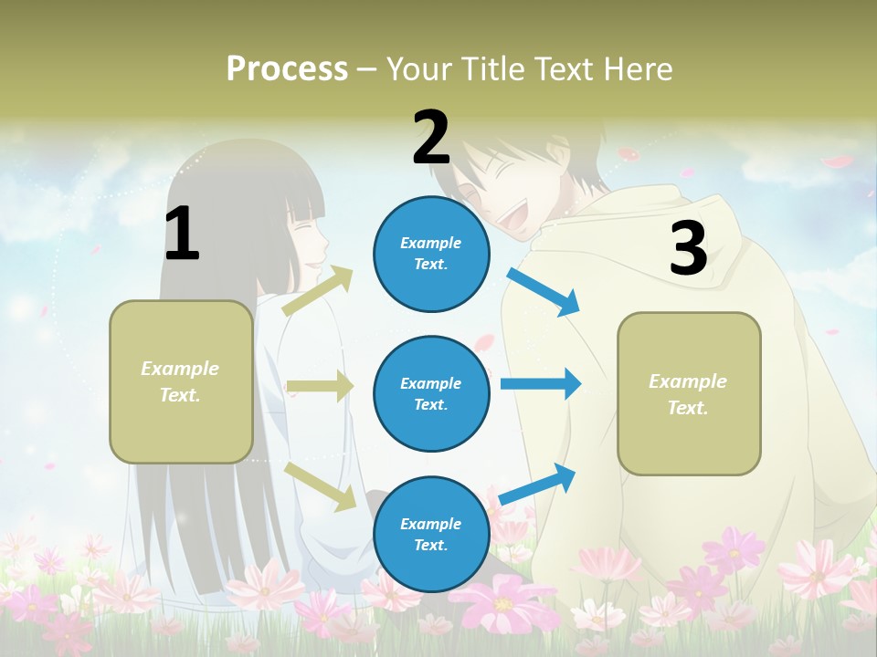 A Couple Of People Standing Next To Each Other PowerPoint Template