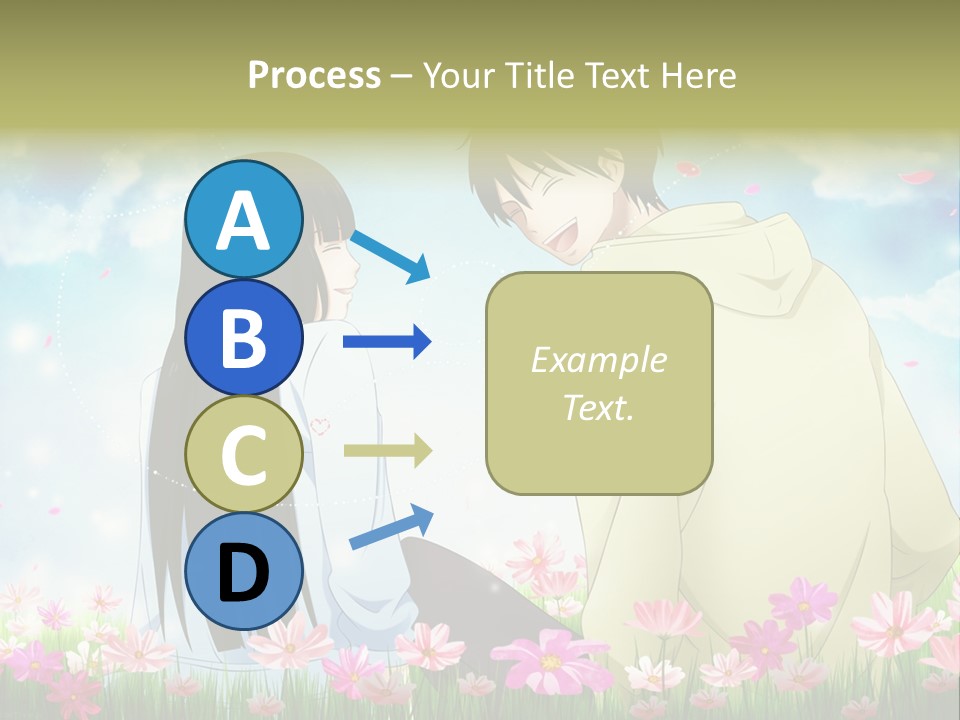 A Couple Of People Standing Next To Each Other PowerPoint Template
