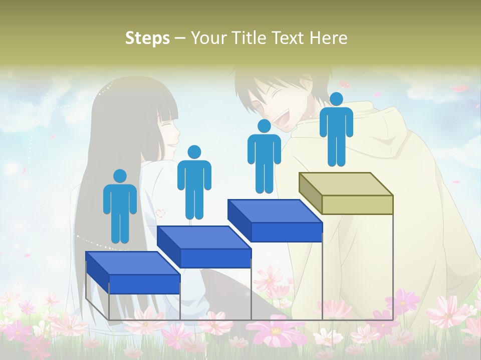 A Couple Of People Standing Next To Each Other PowerPoint Template
