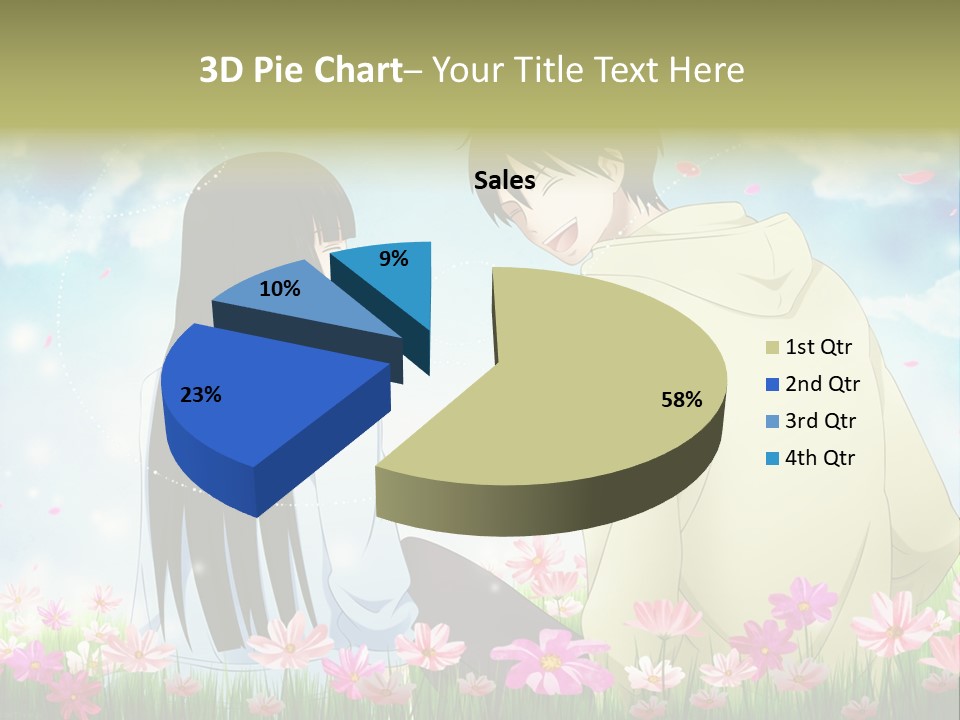 A Couple Of People Standing Next To Each Other PowerPoint Template