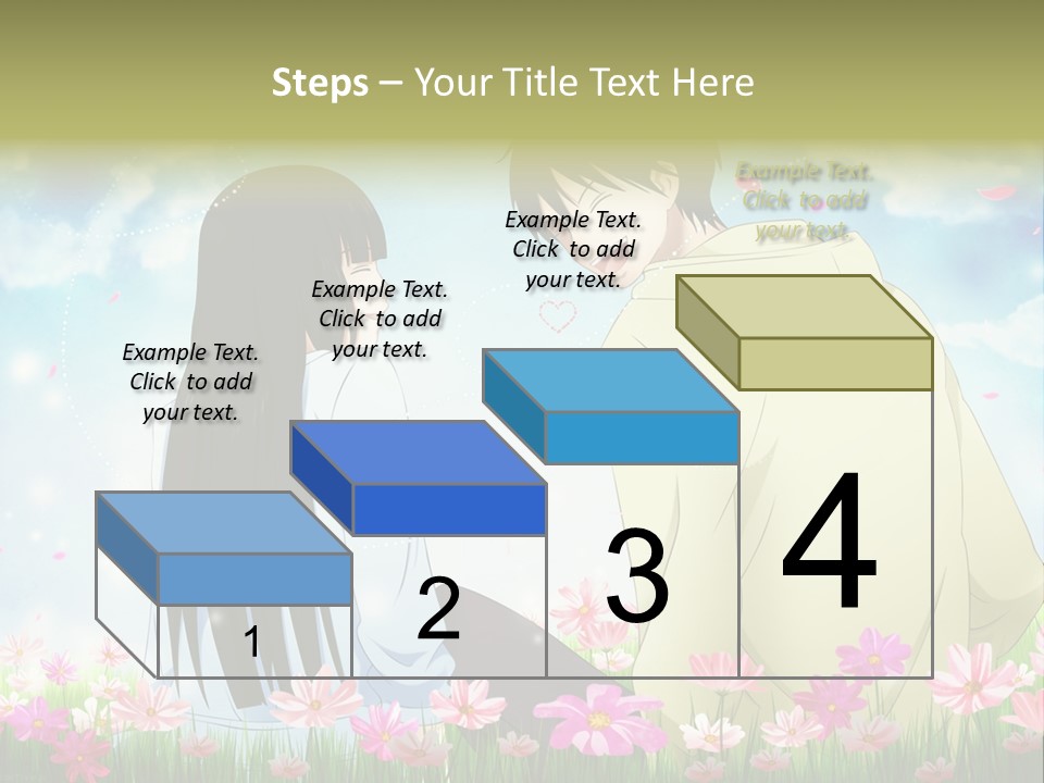 A Couple Of People Standing Next To Each Other PowerPoint Template