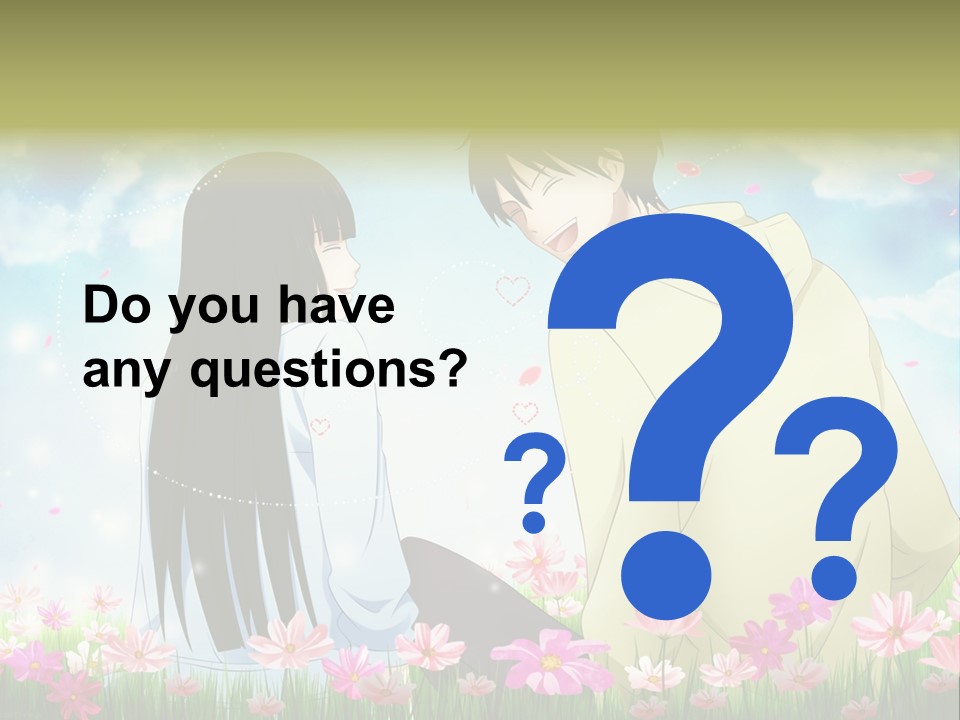 A Couple Of People Standing Next To Each Other PowerPoint Template