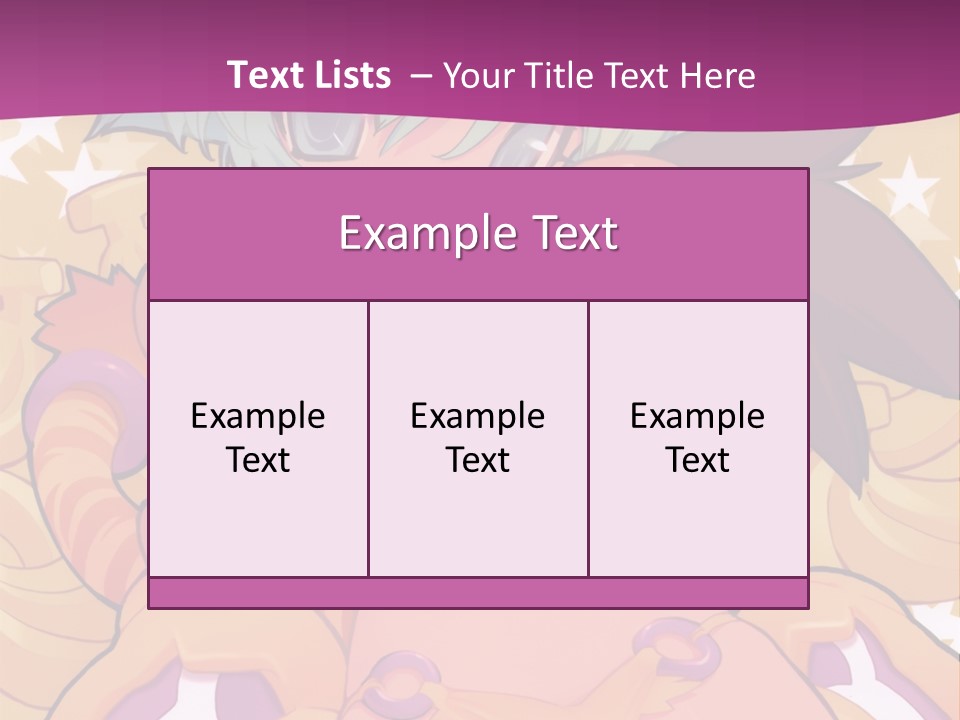 A Cartoon Character Holding A Stuffed Animal On A Purple Background PowerPoint Template