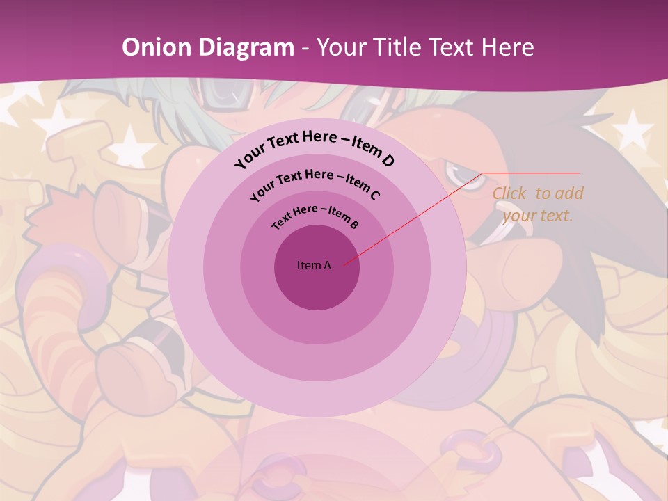 A Cartoon Character Holding A Stuffed Animal On A Purple Background PowerPoint Template