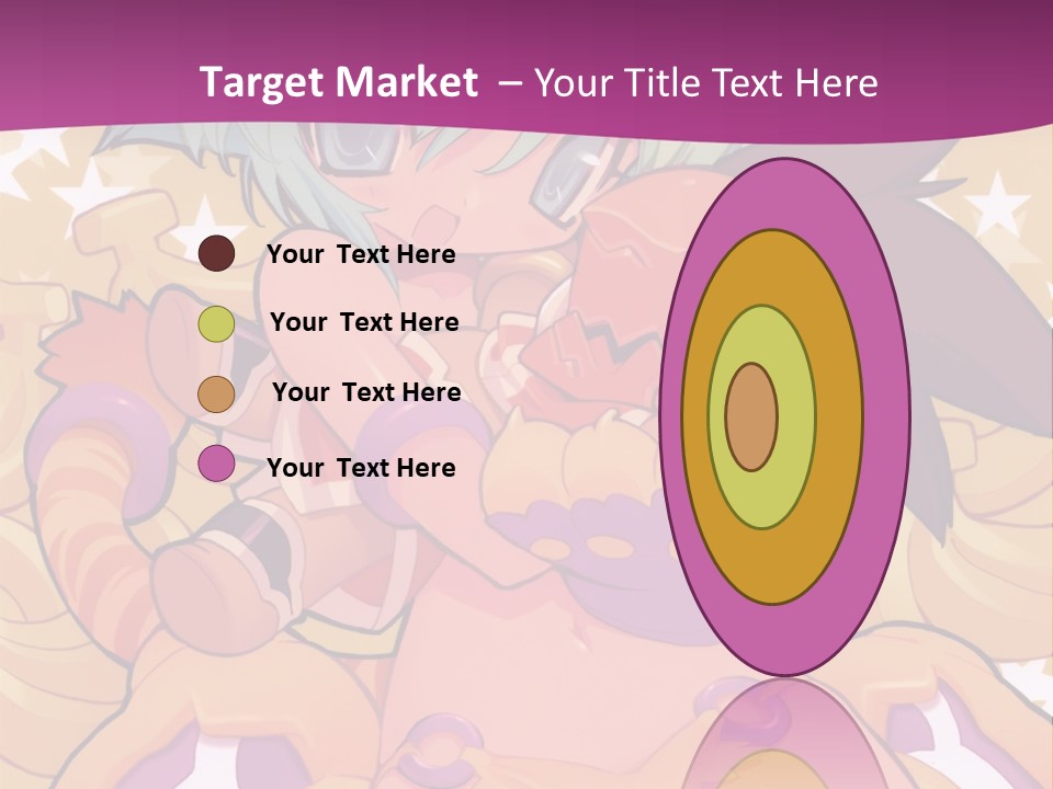 A Cartoon Character Holding A Stuffed Animal On A Purple Background PowerPoint Template