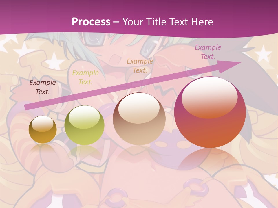 A Cartoon Character Holding A Stuffed Animal On A Purple Background PowerPoint Template