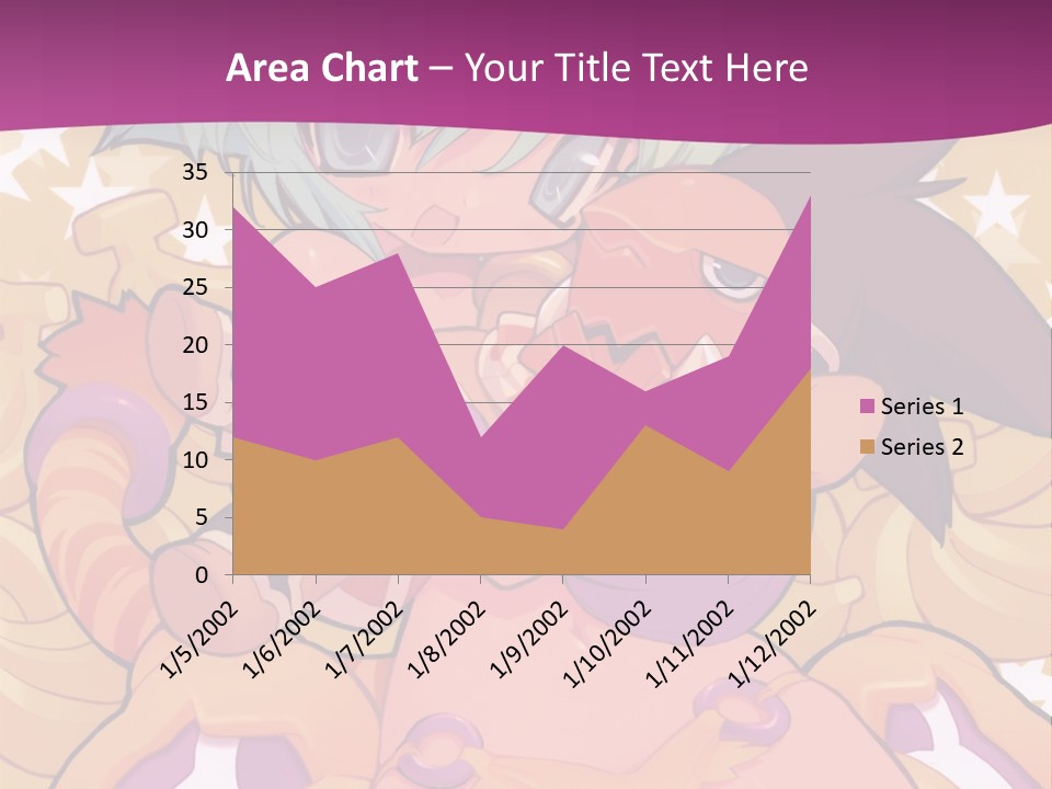 A Cartoon Character Holding A Stuffed Animal On A Purple Background PowerPoint Template