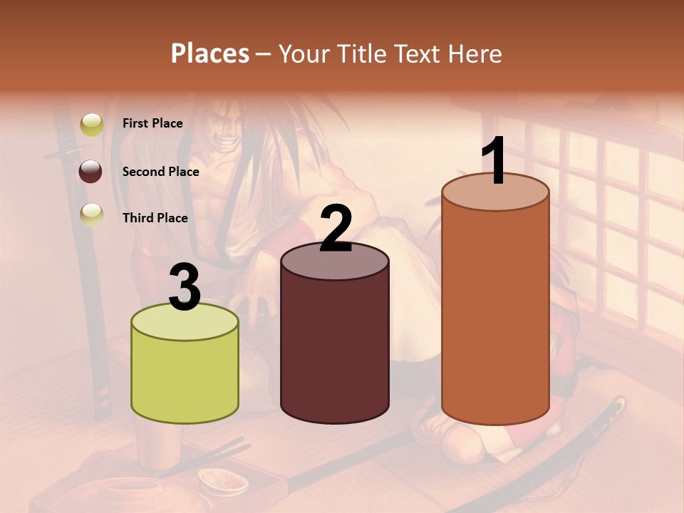 A Man And A Woman Sitting On A Floor Next To Each Other PowerPoint Template