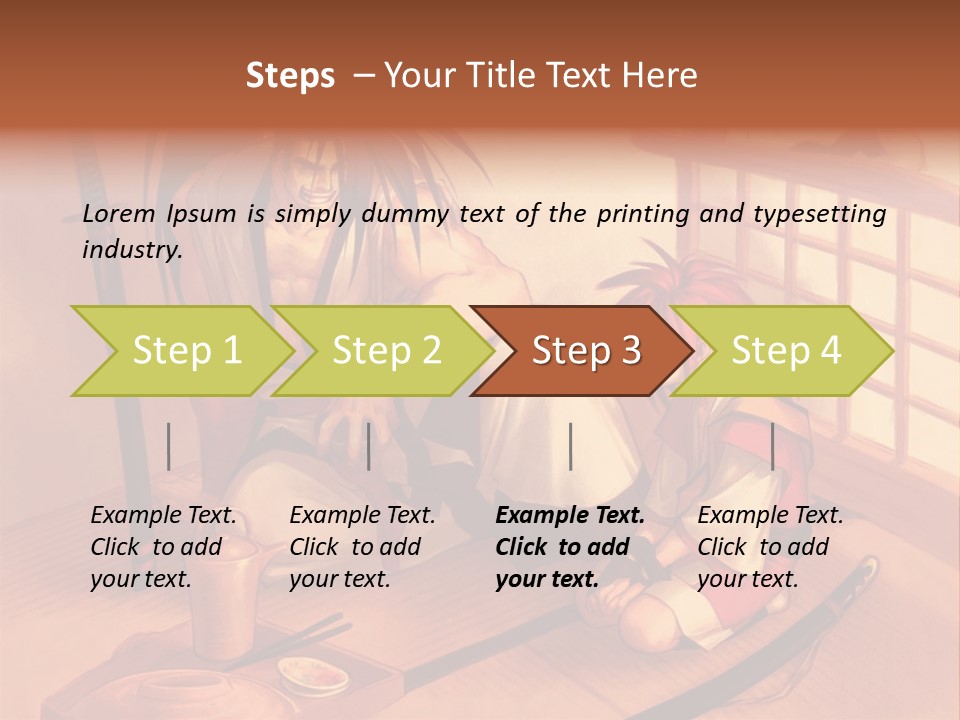 A Man And A Woman Sitting On A Floor Next To Each Other PowerPoint Template