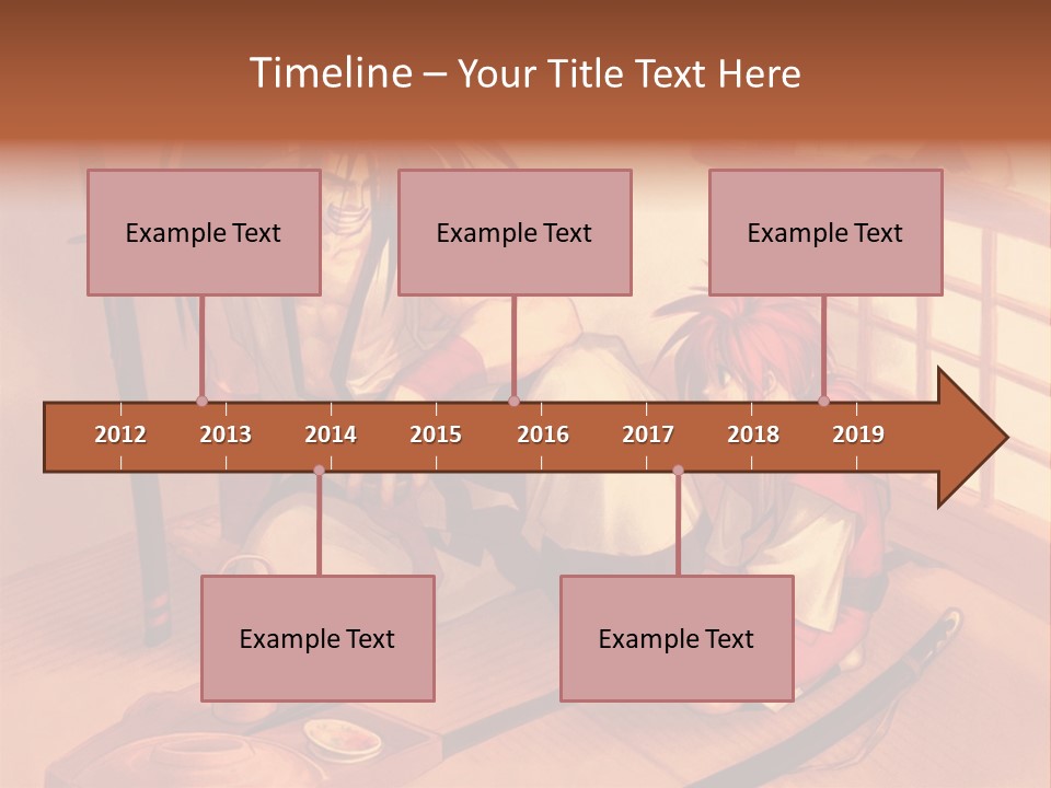 A Man And A Woman Sitting On A Floor Next To Each Other PowerPoint Template