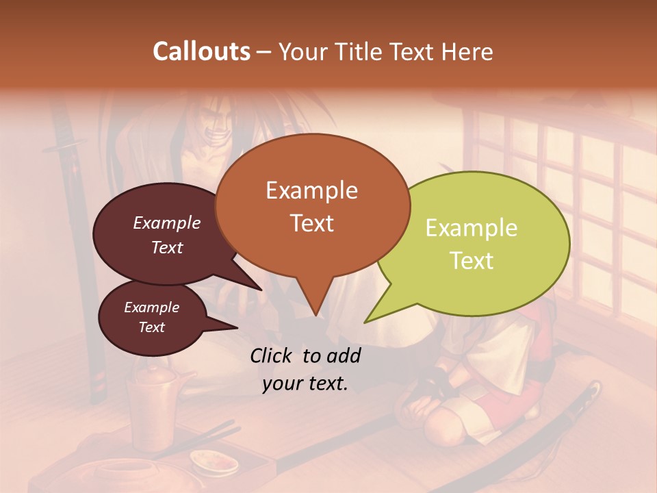 A Man And A Woman Sitting On A Floor Next To Each Other PowerPoint Template