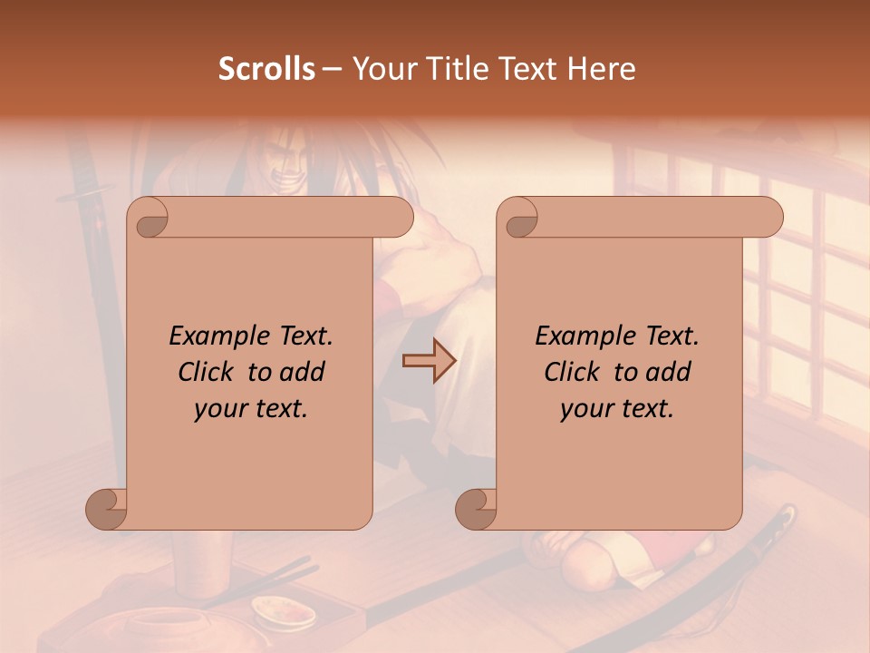 A Man And A Woman Sitting On A Floor Next To Each Other PowerPoint Template