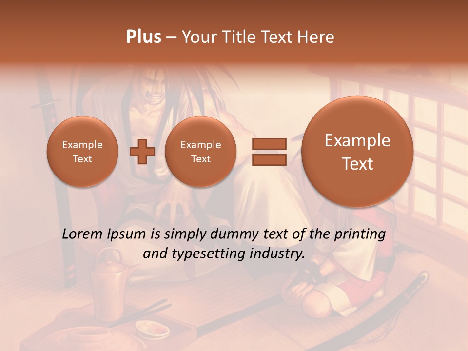 A Man And A Woman Sitting On A Floor Next To Each Other PowerPoint Template