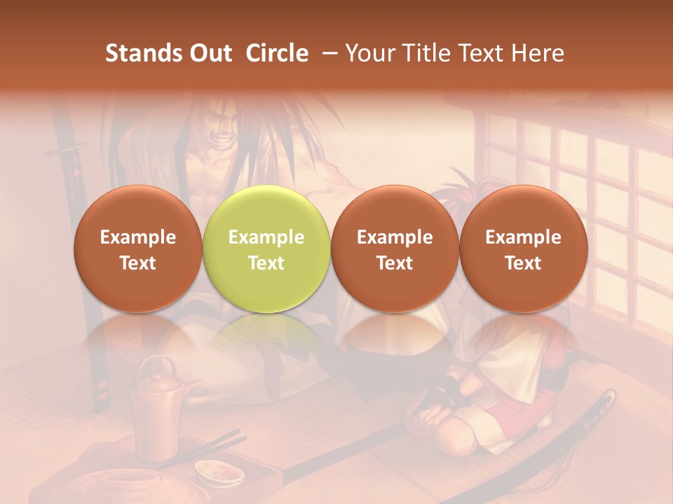 A Man And A Woman Sitting On A Floor Next To Each Other PowerPoint Template