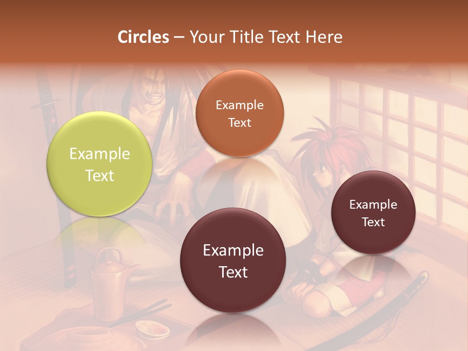 A Man And A Woman Sitting On A Floor Next To Each Other PowerPoint Template