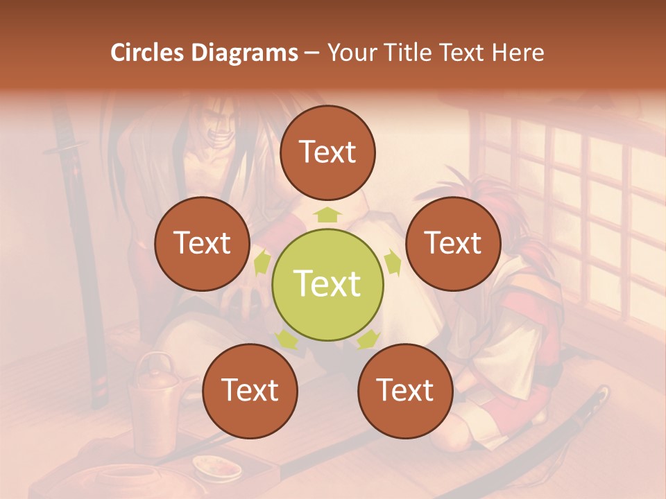 A Man And A Woman Sitting On A Floor Next To Each Other PowerPoint Template