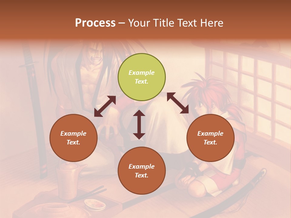 A Man And A Woman Sitting On A Floor Next To Each Other PowerPoint Template