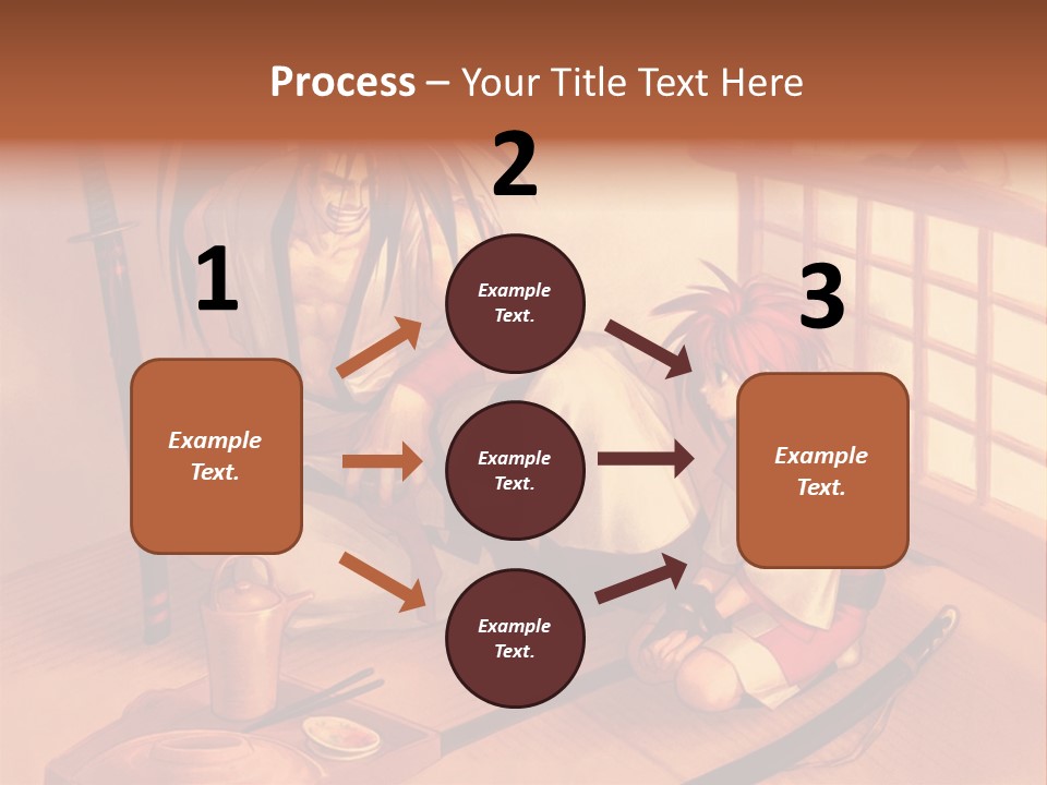 A Man And A Woman Sitting On A Floor Next To Each Other PowerPoint Template