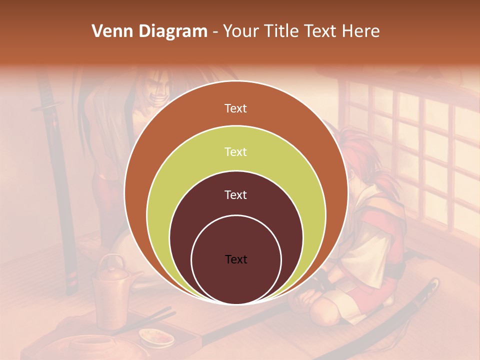 A Man And A Woman Sitting On A Floor Next To Each Other PowerPoint Template