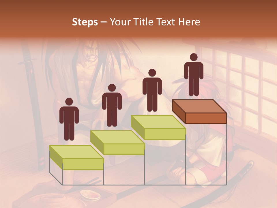 A Man And A Woman Sitting On A Floor Next To Each Other PowerPoint Template