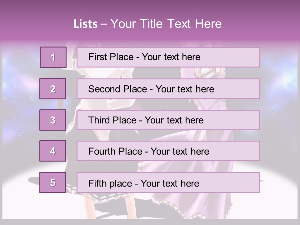 A Couple Of Women Standing Next To Each Other PowerPoint Template