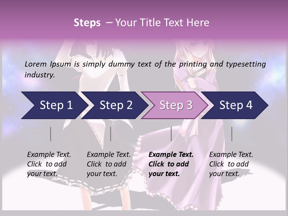 A Couple Of Women Standing Next To Each Other PowerPoint Template
