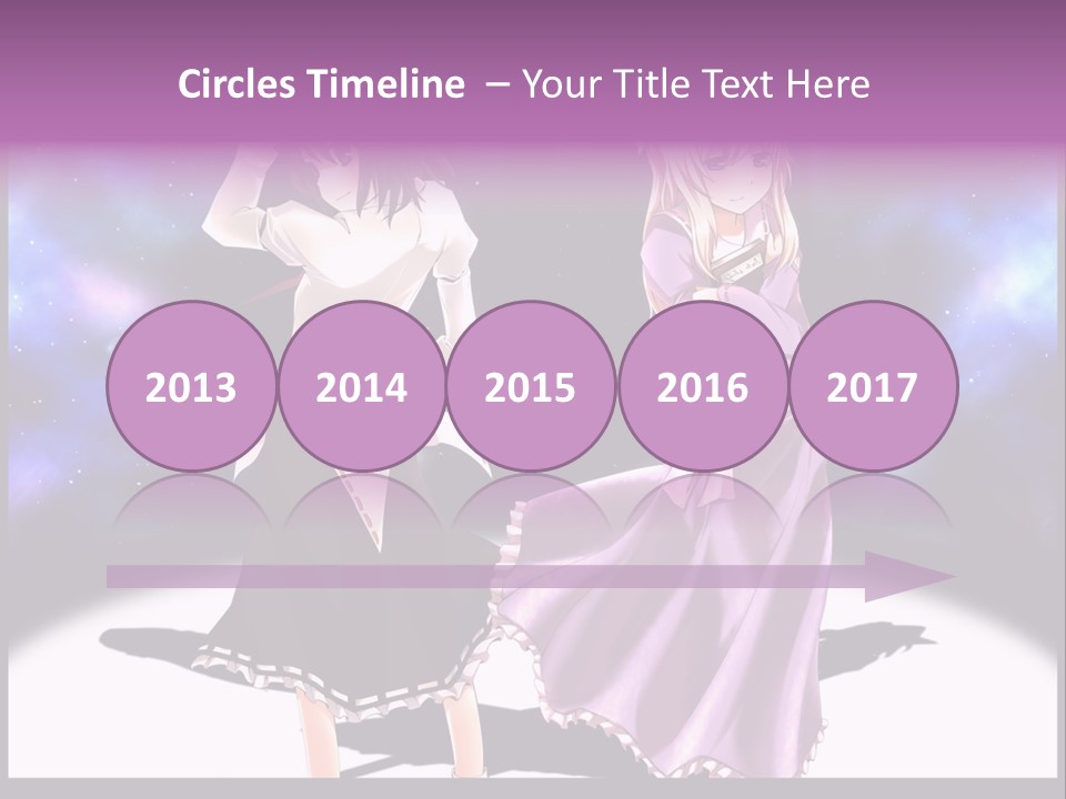 A Couple Of Women Standing Next To Each Other PowerPoint Template