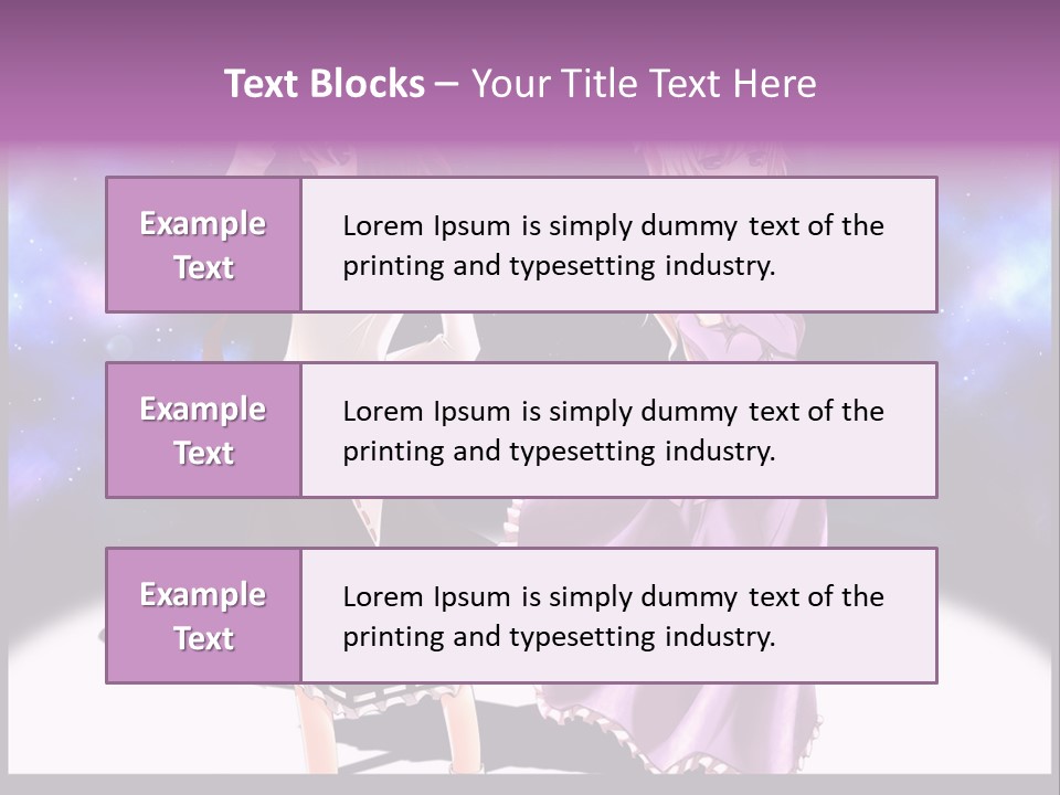 A Couple Of Women Standing Next To Each Other PowerPoint Template