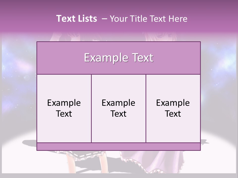 A Couple Of Women Standing Next To Each Other PowerPoint Template