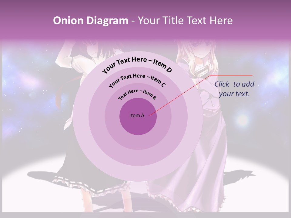 A Couple Of Women Standing Next To Each Other PowerPoint Template