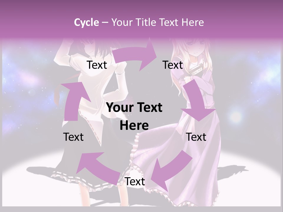 A Couple Of Women Standing Next To Each Other PowerPoint Template