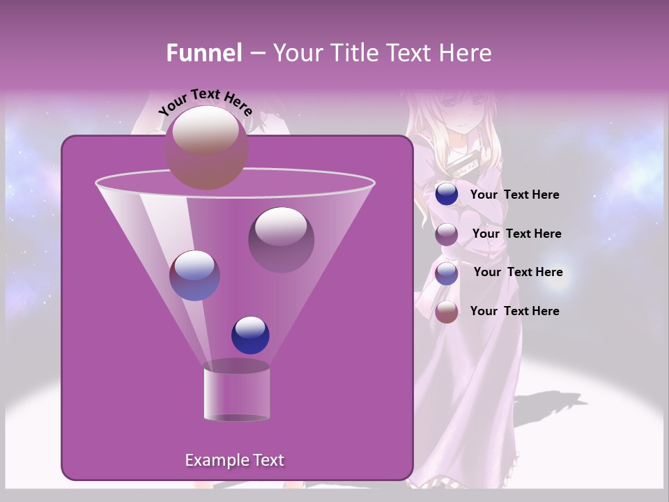 A Couple Of Women Standing Next To Each Other PowerPoint Template