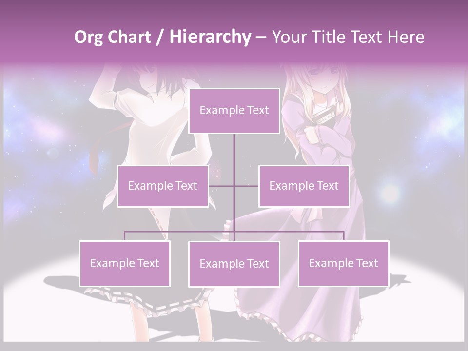 A Couple Of Women Standing Next To Each Other PowerPoint Template