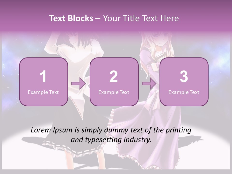 A Couple Of Women Standing Next To Each Other PowerPoint Template