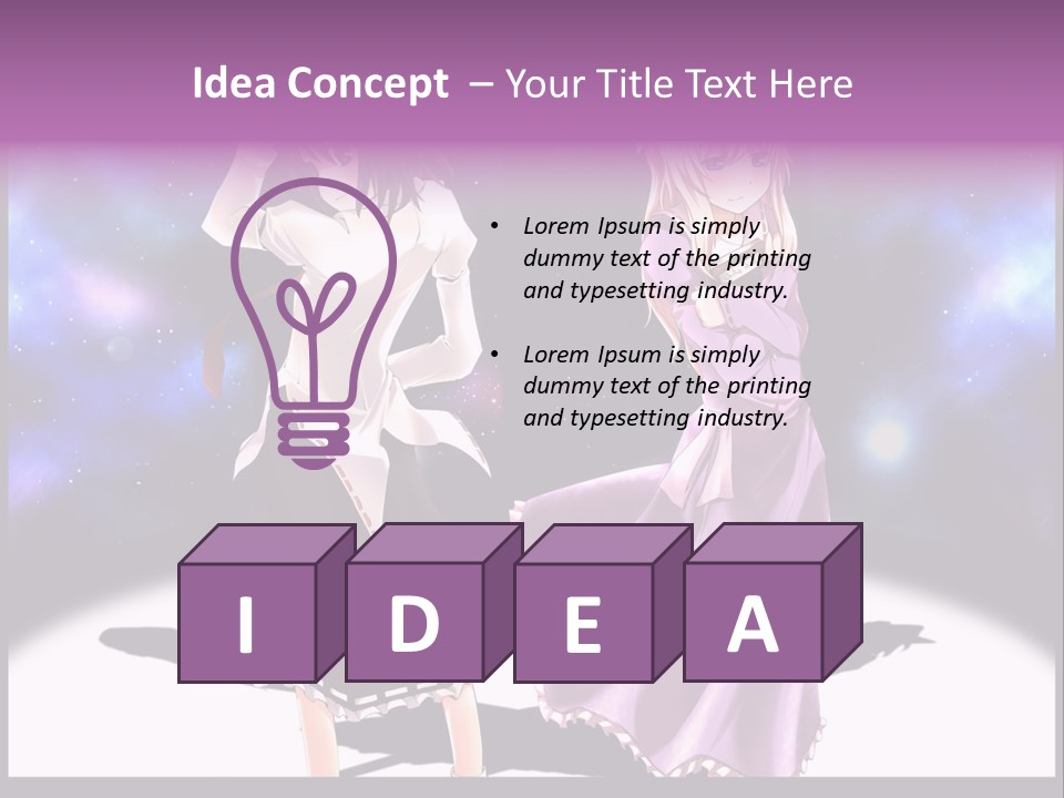 A Couple Of Women Standing Next To Each Other PowerPoint Template