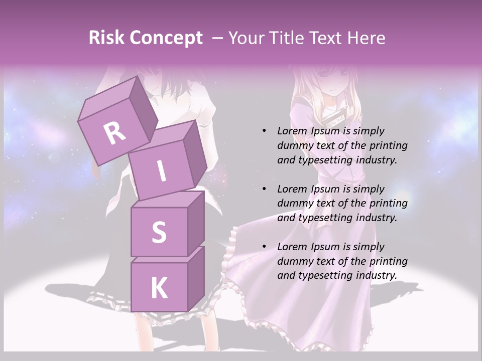 A Couple Of Women Standing Next To Each Other PowerPoint Template