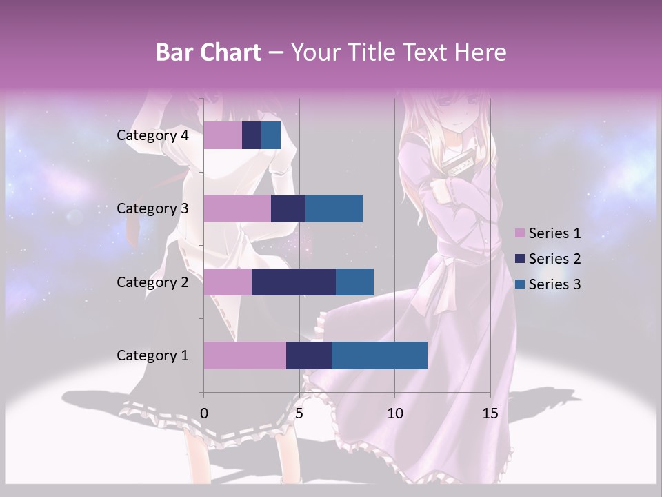 A Couple Of Women Standing Next To Each Other PowerPoint Template