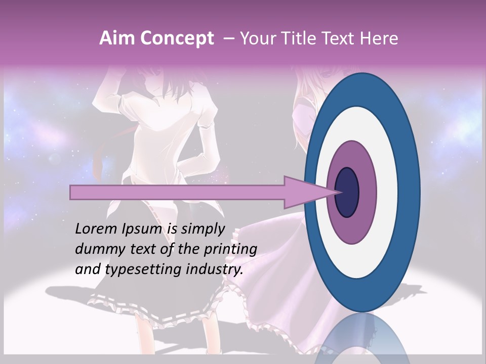 A Couple Of Women Standing Next To Each Other PowerPoint Template