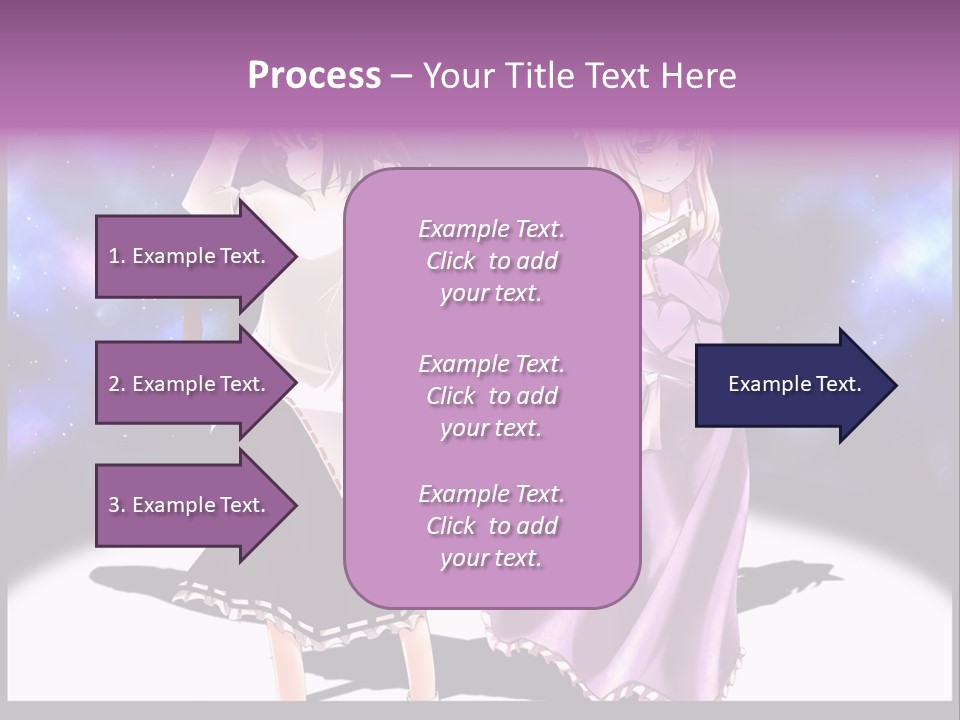A Couple Of Women Standing Next To Each Other PowerPoint Template