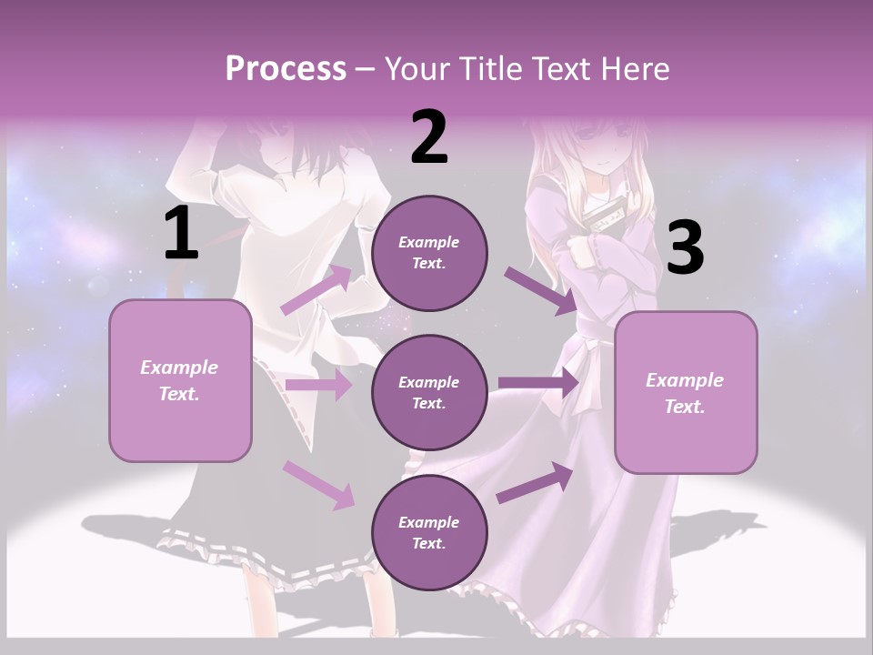 A Couple Of Women Standing Next To Each Other PowerPoint Template