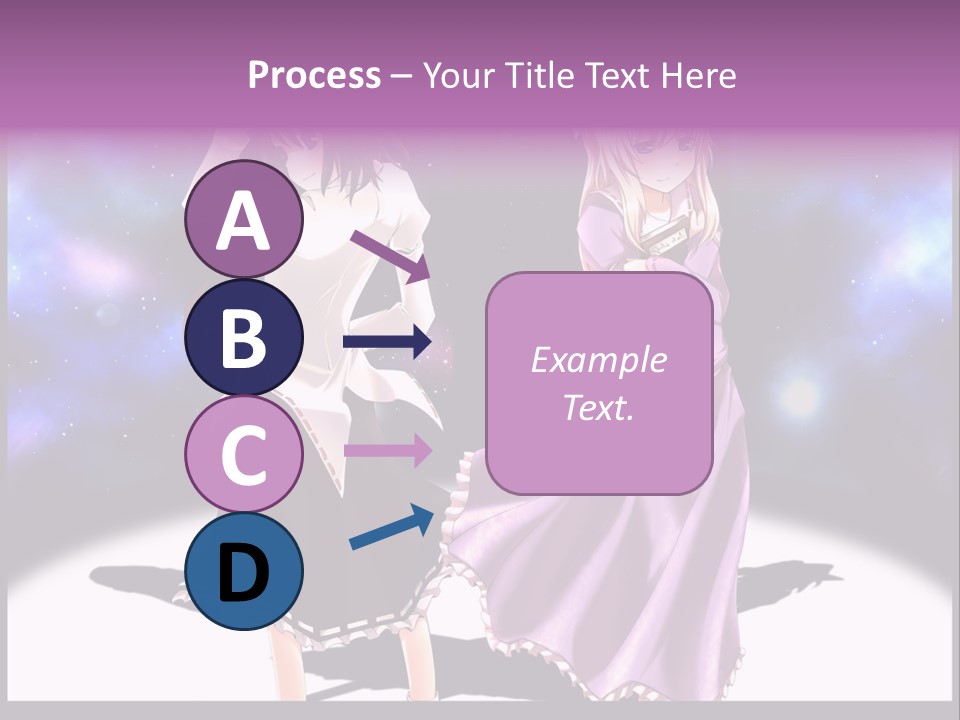 A Couple Of Women Standing Next To Each Other PowerPoint Template