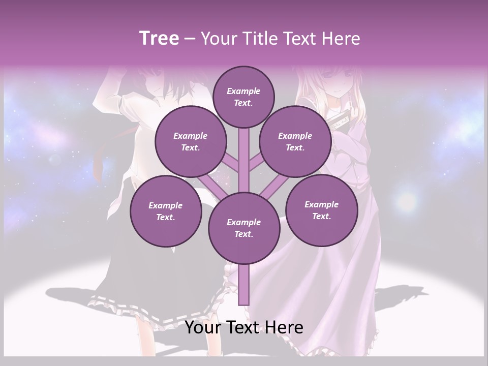 A Couple Of Women Standing Next To Each Other PowerPoint Template