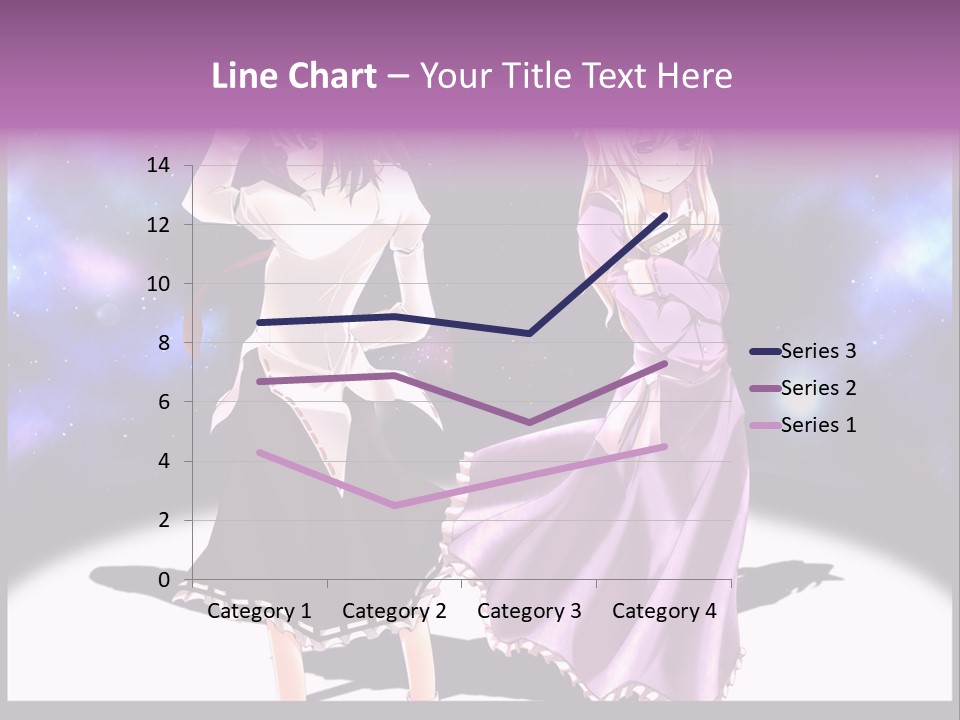 A Couple Of Women Standing Next To Each Other PowerPoint Template